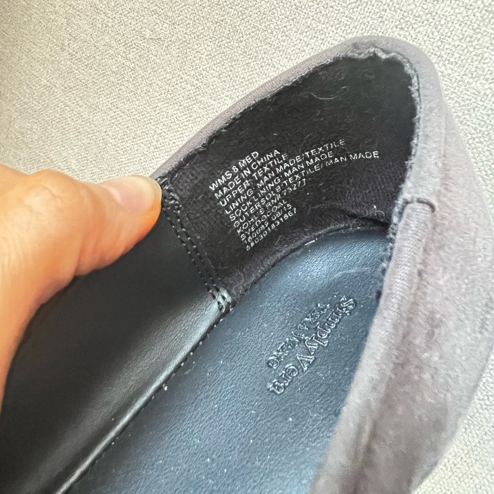 Simply Vera Vera Wang slip on flats loafers jewel toe shoe size 8 medium - Picture 2 of 13